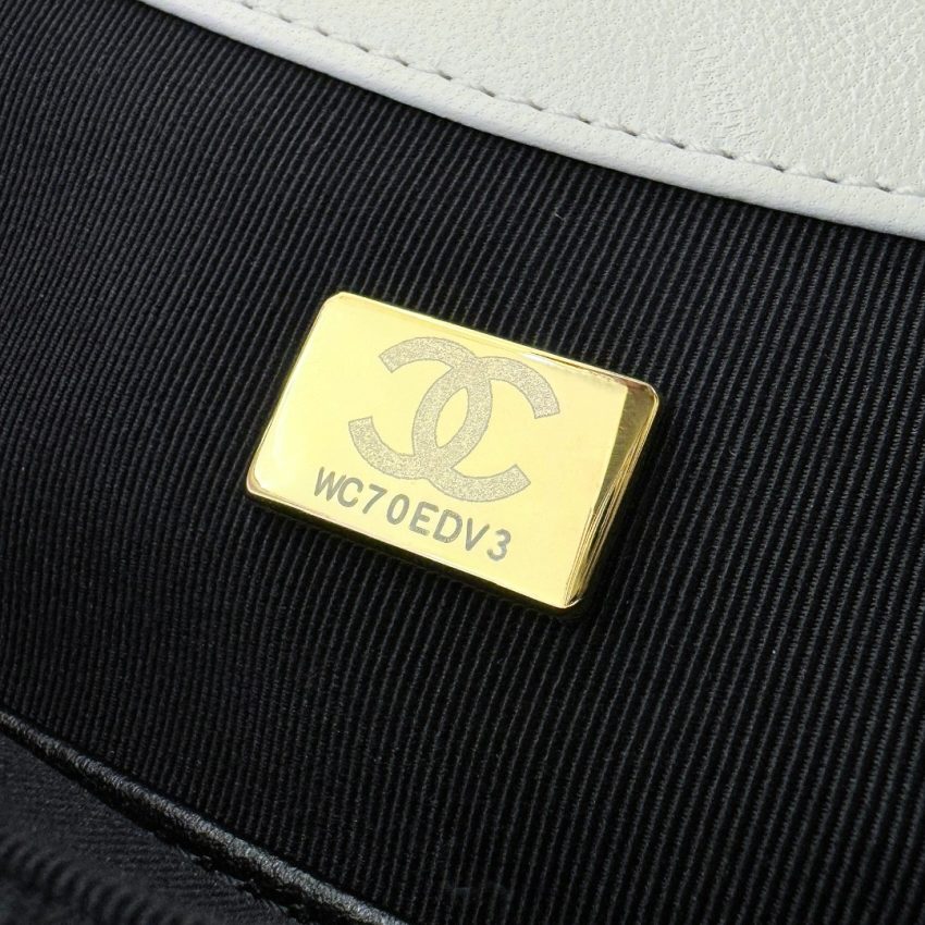 Replica CHANEL 24c Round Shoulder Bag White - realistic designer-inspired fake bag