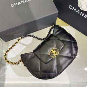 Replica CHANEL 24c Half Moon Bag - premium-grade designer purse dupe