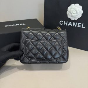 Replica CHANEL Classic Flap 17cm Gold - high-accuracy replica luxury purse