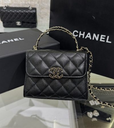 Replica CHANEL 23k Kelly Handle - near-authentic luxury replica handbag