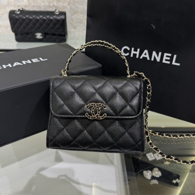 Replica CHANEL 23k Kelly Handle - near-authentic luxury replica handbag