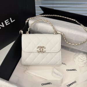 Replica CHANEL 23P Kelly Handle White - best-selling designer handbag dupe