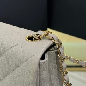 Replica CHANEL Classic Flap 20cm Gray - best-selling designer handbag dupe