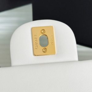 Replica CHANEL Classic Flap 25cm White - elite superclone designer purse