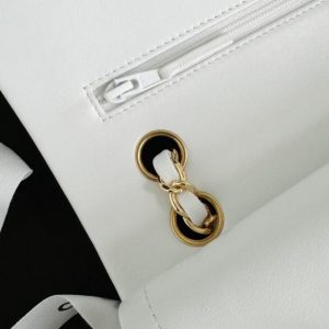 Replica CHANEL Classic Flap 25cm White - elite superclone designer purse