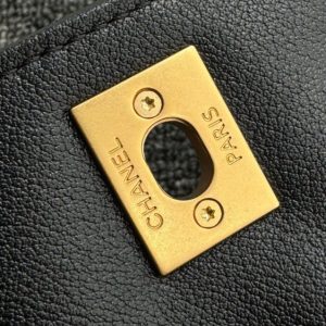 Replica CHANEL 24p Postman Bag Small Black - elite superclone designer purse