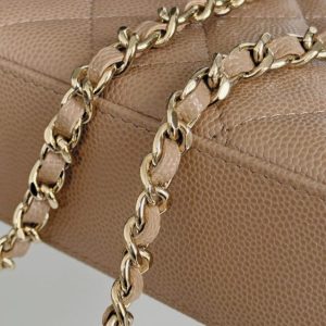 Replica CHANEL 23P Kelly Handle Milk Tea - top-tier luxury replica shoulder bag