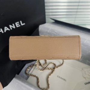 Replica CHANEL 23P Kelly Handle Milk Tea - realistic designer-inspired fake bag