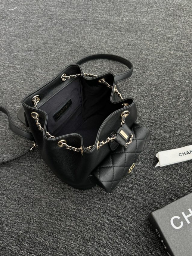 Replica CHANEL 23C Backpack Small Black - high-accuracy replica luxury purse