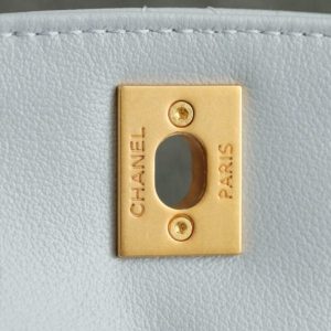 Replica CHANEL 24p Postman Small Light Blue - high-quality designer bag clone