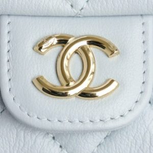 Replica CHANEL 23A Backpack Small Light Blue - high-accuracy replica luxury purse