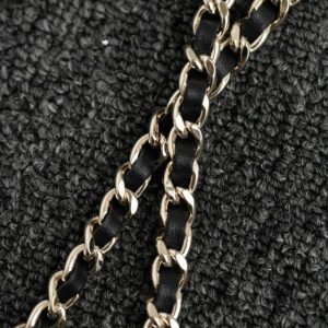 Replica CHANEL 24p Tweed Black and White - top-rated replica designer bag