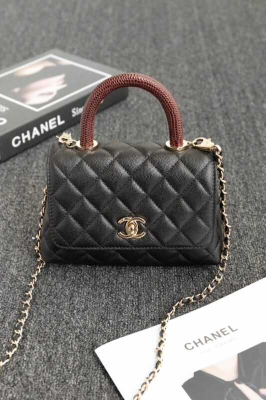 Replica CHANEL 23P Coco Lizard Handle - elite superclone designer purse