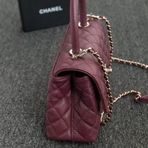 Replica CHANEL 23P Coco Burgundy - high-quality designer bag clone