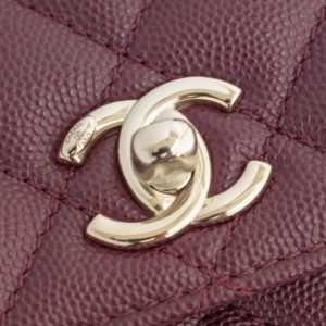 Replica CHANEL 23P Coco Burgundy - elite superclone designer purse