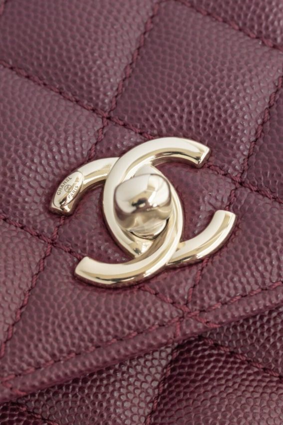 Replica CHANEL 23P Coco Burgundy - elite superclone designer purse