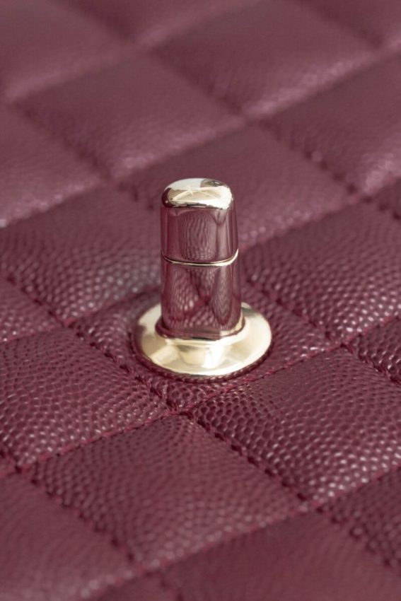 Replica CHANEL 23P Coco Burgundy - best quality luxury bag dupe