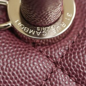 Replica CHANEL 23P Coco Burgundy - 1:1 designer replica handbag