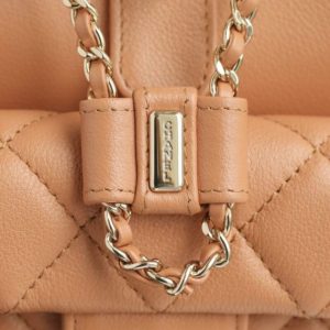 Replica CHANEL 23A Backpack Small Caramel - realistic designer-inspired fake bag