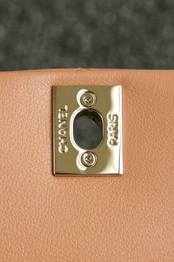 Replica CHANEL 23A Backpack Small Caramel - premium 1:1 fake handbag model