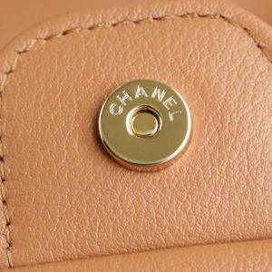 Replica CHANEL 23A Backpack Small Caramel - 1:1 designer replica handbag