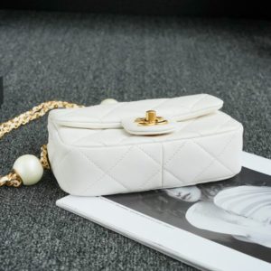 Replica CHANEL CF Double Pearl White - 1:1 designer replica handbag