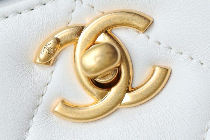 Replica CHANEL 24s Double Pearl White - high-quality designer bag clone