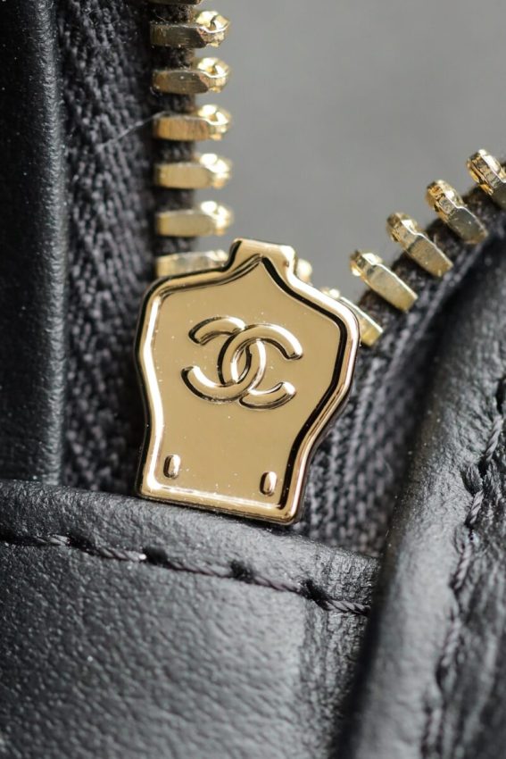 Replica CHANEL 24s Pearl Handle Box Black - premium 1:1 fake handbag model