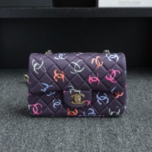 Replica CHANEL 24s Graffiti Classic Flap Mini - high-end fake designer purse