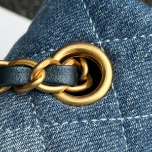 Replica CHANEL Classic Flap 20cm Denim - authentic-look luxury purse replica