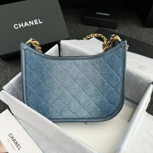 Replica CHANEL 23c Hobo Small Denim - premium 1:1 fake handbag model