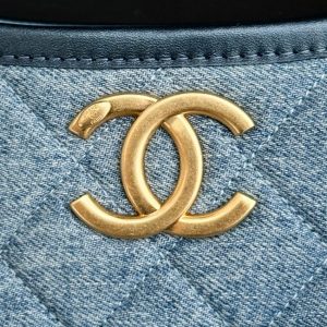 Replica CHANEL 23S Hobo Denim - high-accuracy replica luxury purse