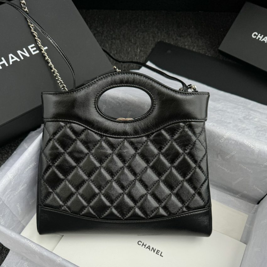 Replica CHANEL 24s Horizontal Small Black - top-rated replica designer bag
