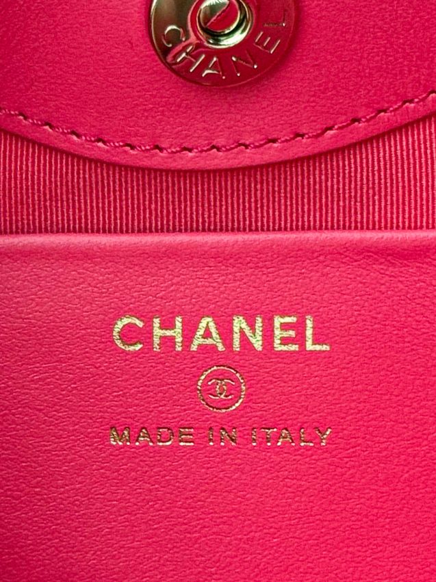 Replica CHANEL 24s Mini Horizontal Rose Red - high-quality designer bag clone
