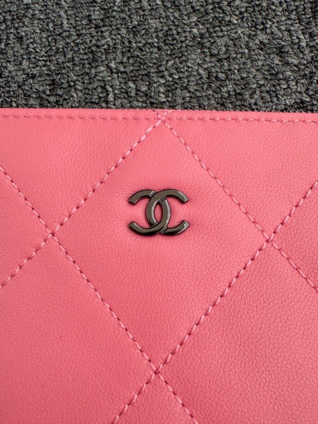 Replica CHANEL Sequin Shoulder Bag Pink - high-end fake designer purse