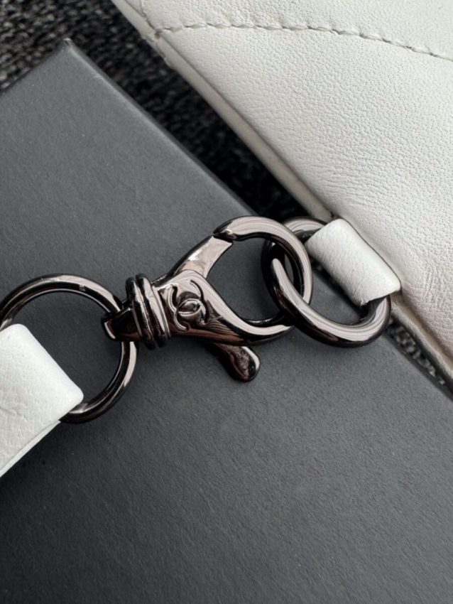 Replica CHANEL Sequin Shoulder Bag White - premium-grade designer purse dupe