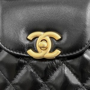 Replica CHANEL 23k Kelly Black - top-tier luxury replica shoulder bag