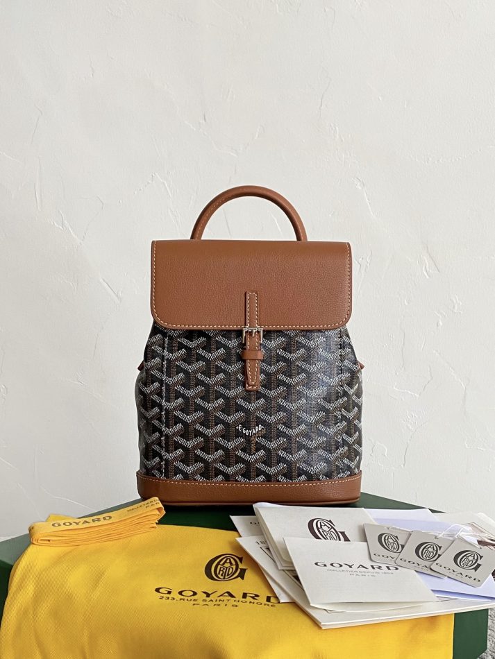 Goyard Alpin Mini Backpack Brown