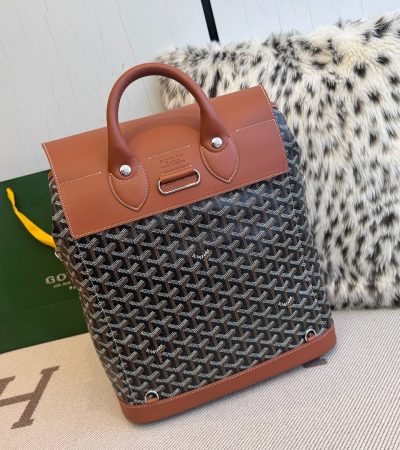 Goyard Alpin MM Backpack Brown