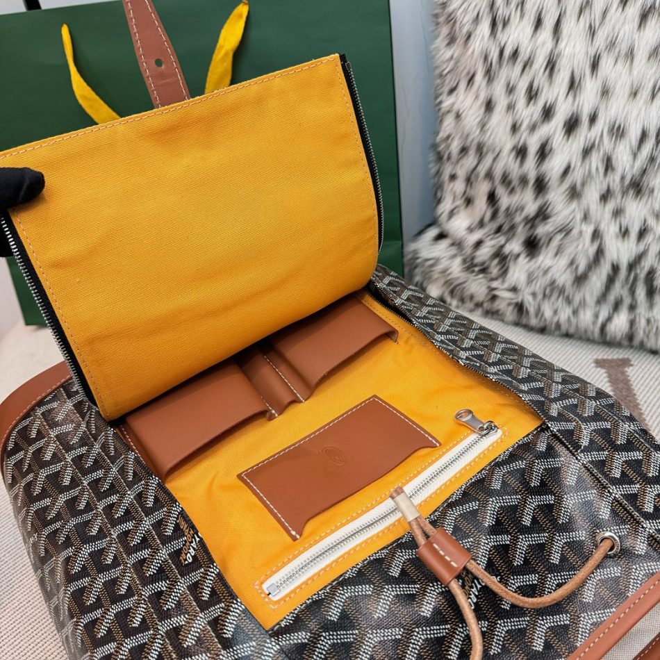 Goyard Alpin MM Backpack Brown