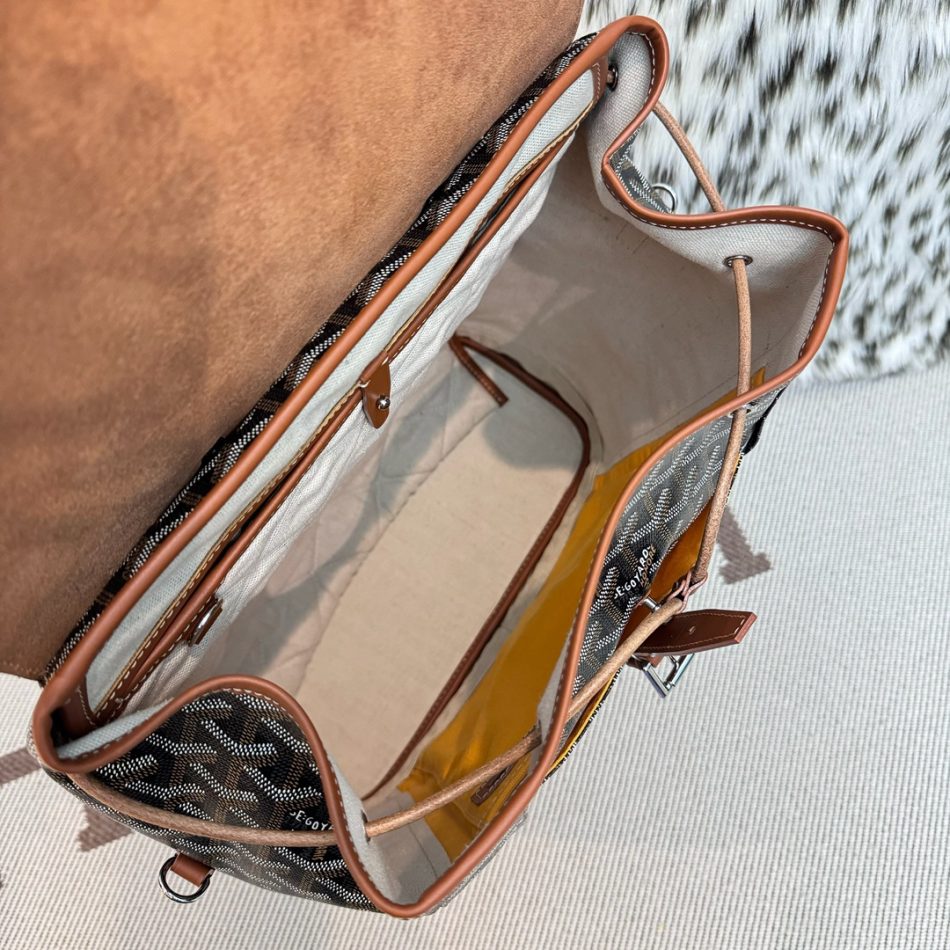 Goyard Alpin MM Backpack Brown