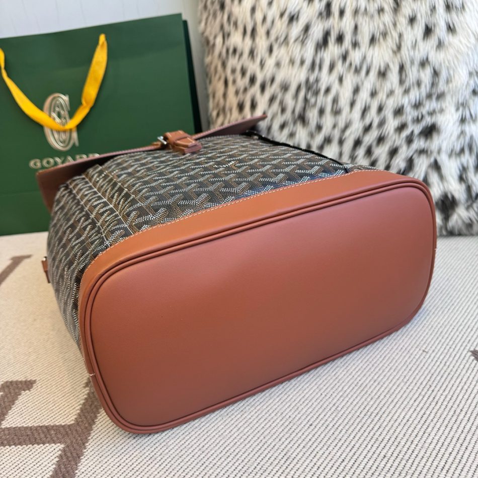 Goyard Alpin MM Backpack Brown