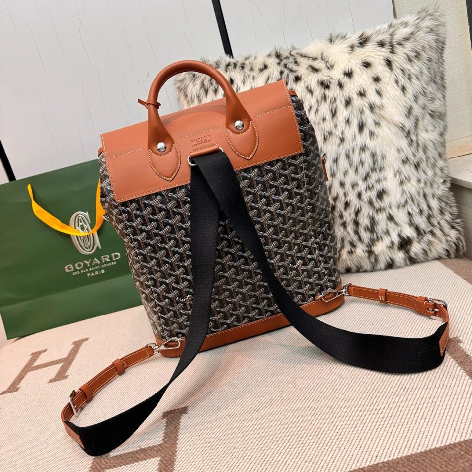 Goyard Alpin MM Backpack Brown