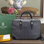 Goyard Ambassade MM Document Case Navy Blue