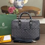 Goyard Ambassade MM Document Case Navy Blue