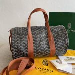Goyard Dupe Barrel 40 Bag Brown