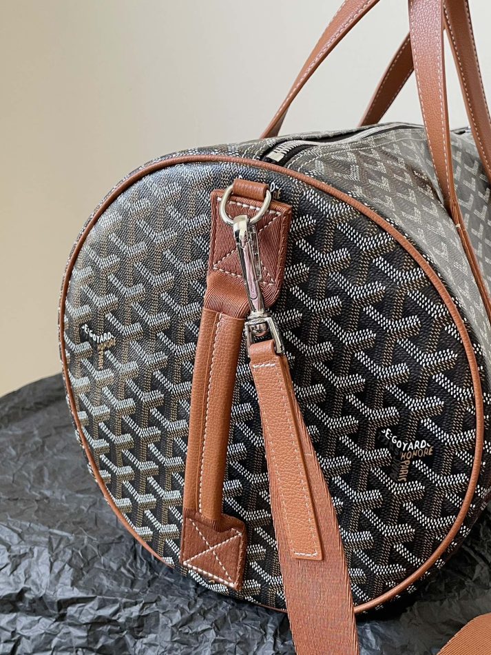 Goyard Dupe Barrel 40 Bag Brown