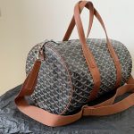 Goyard Dupe Barrel 40 Bag Brown