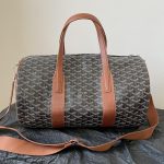 Goyard Dupe Barrel 40 Bag Brown