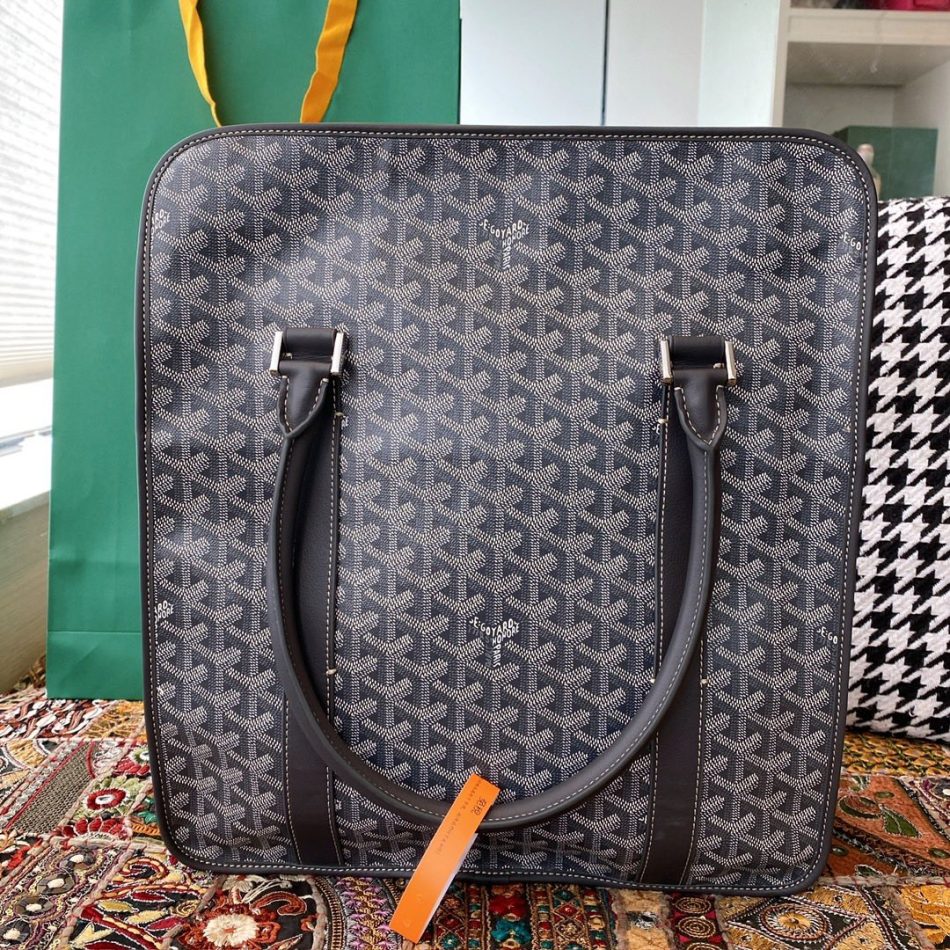 Goyard Bourgogne Bag Grey